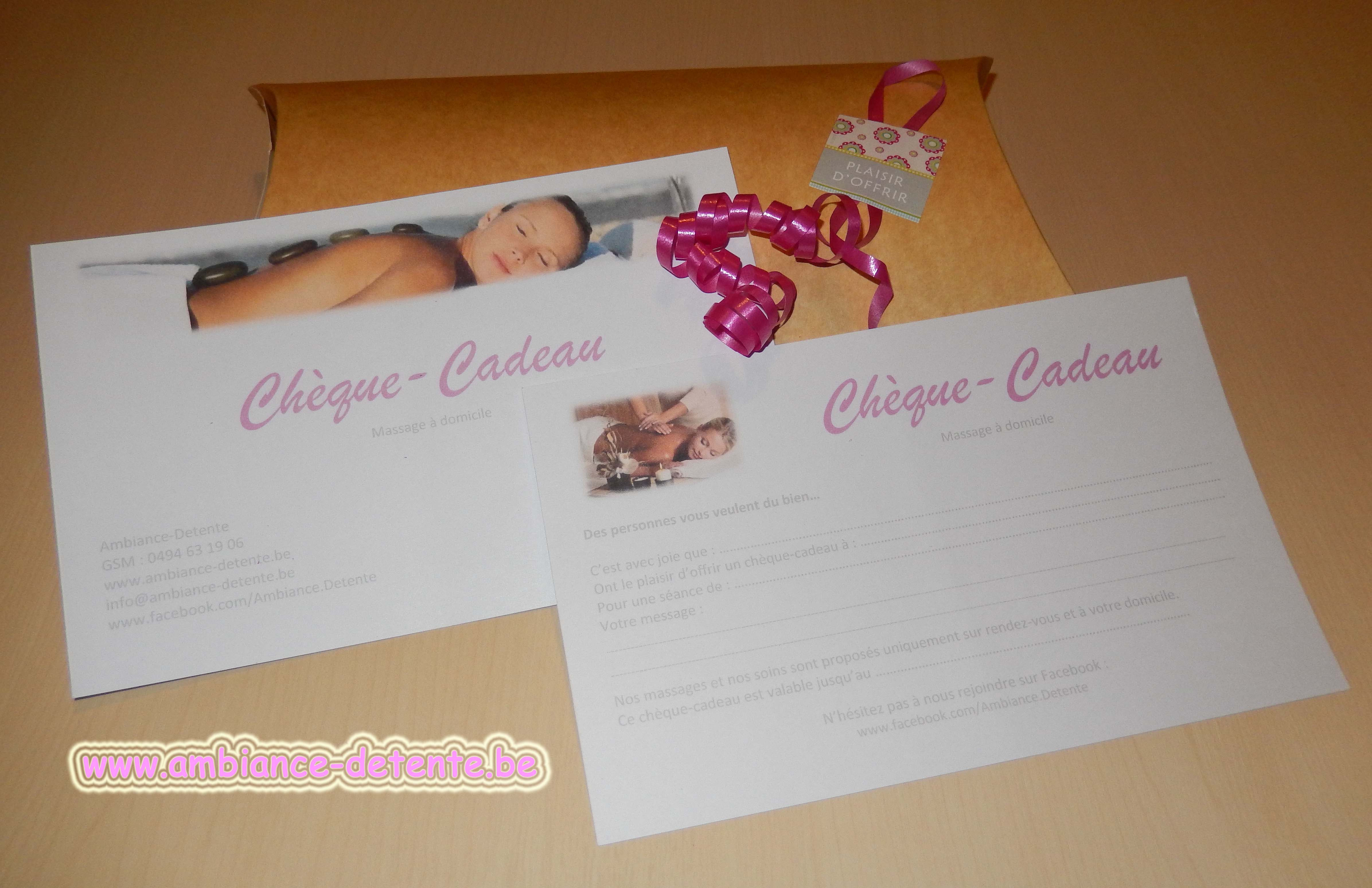 Cheque Cadeaux Reel